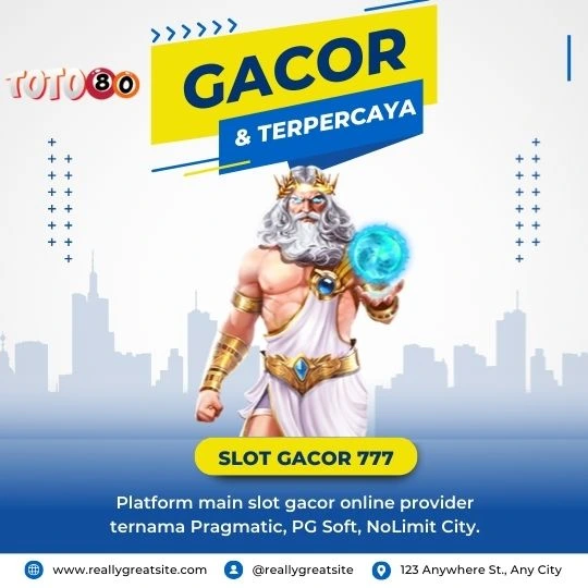 TOTO80 : Zona Main Toto Slot Gacor 777 Paling Terpercaya Zaman ini 2025.